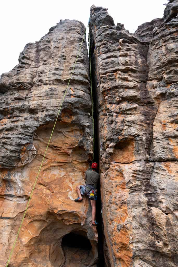Jarryd Rock Climbing
