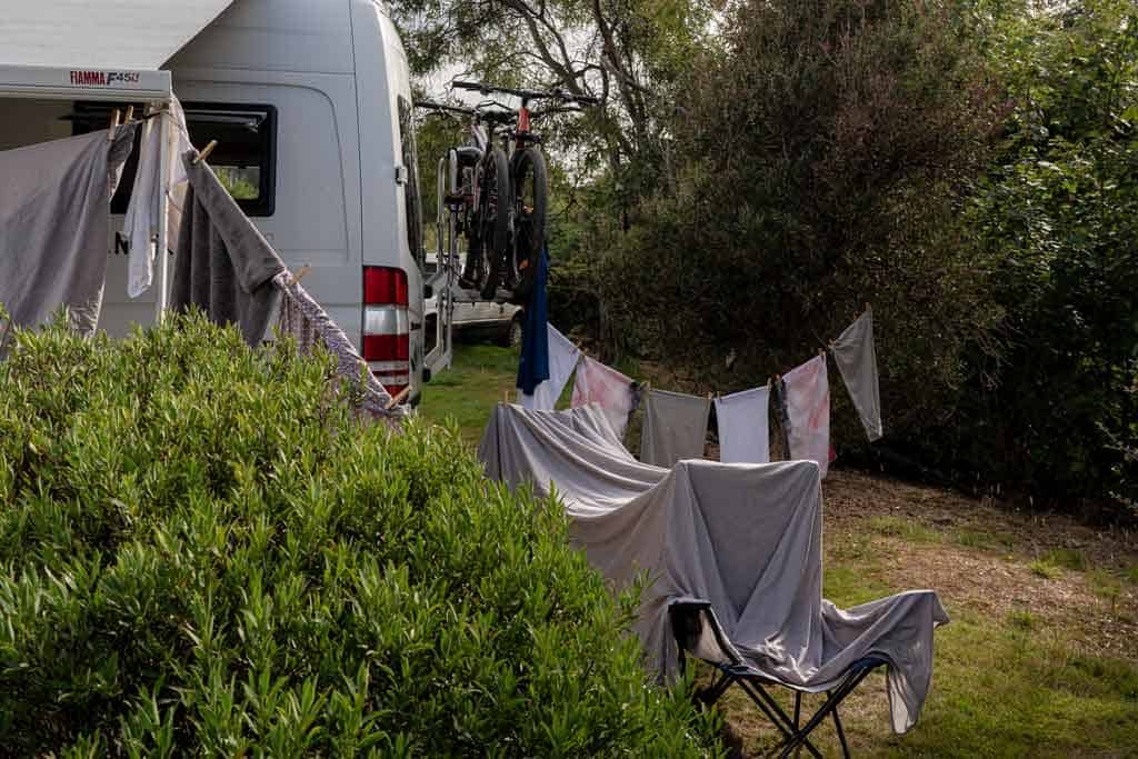 Clothes Hanging Campervan Washing Machines