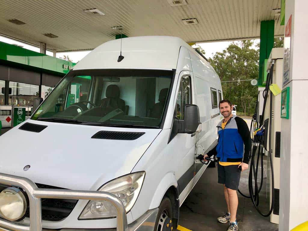 Our budget for travelling Tasmania included lots of room for fuel
