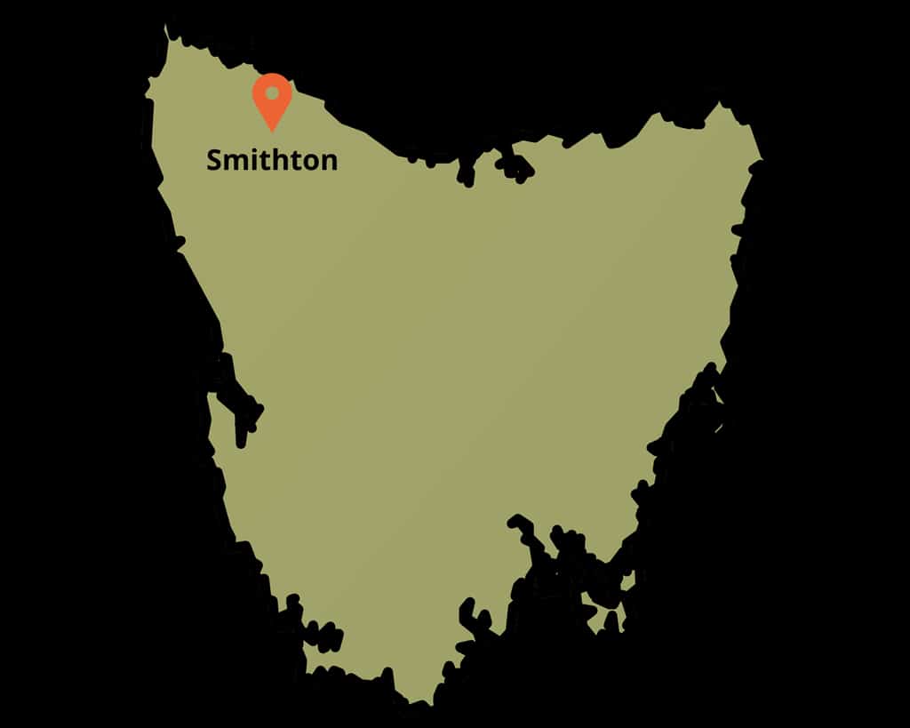map of tasmania