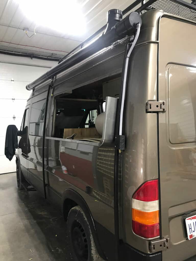 adding windows to a sprinter van